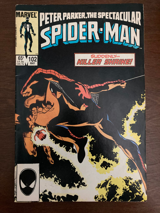 Peter Parker, The Spectacular Spider-Man #102 (Marvel 1985)